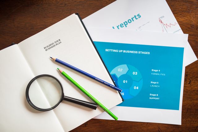 reviewing market and competitor data